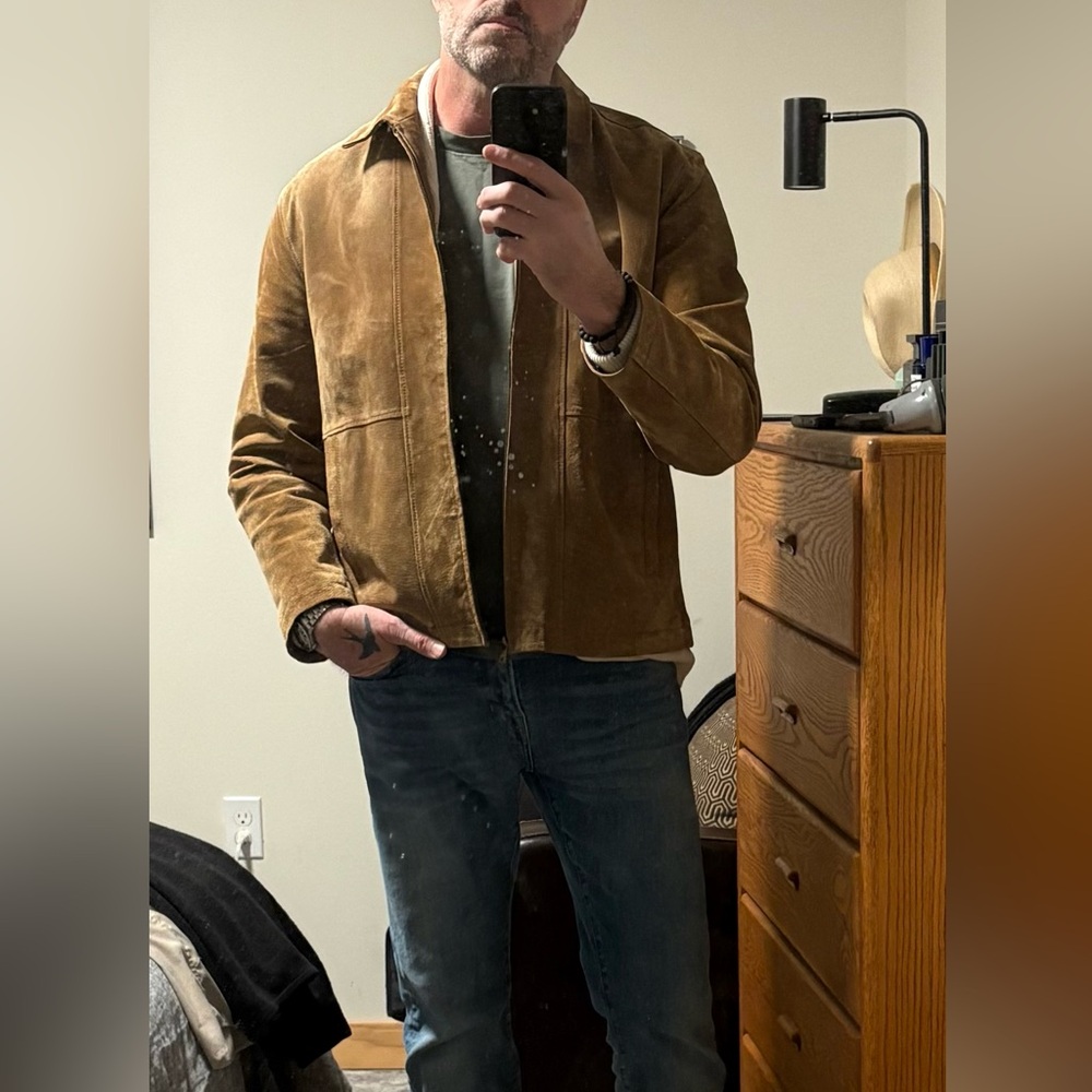 Claiborne Tan Suede Jacket